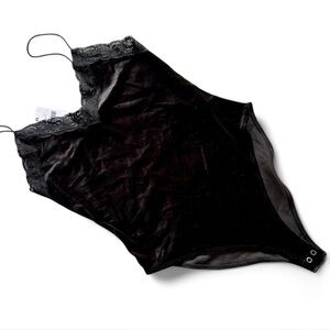 Elegant Black Lace Bodysuit